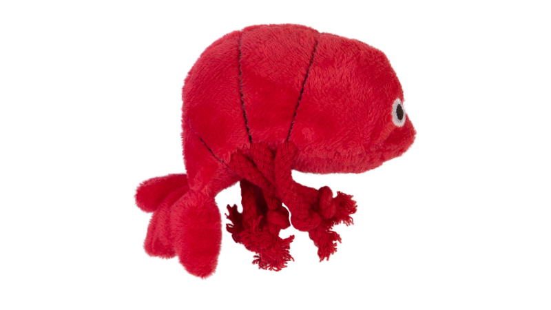 Mad Cat Pouncin' Prawn: 16.1 cm cat toy filled with catnip and silvervine, perfect for engaging playful cats.