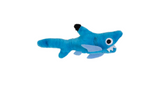 Alt text: "Mad Cat Shark Biter toy for cats, 16.1cm, filled with catnip and silvervine to stimulate playful exercise."