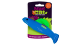 Interactive fish-shaped cat toy filled with catnip and silvervine, measuring 17.4cm, perfect for playful engagement.