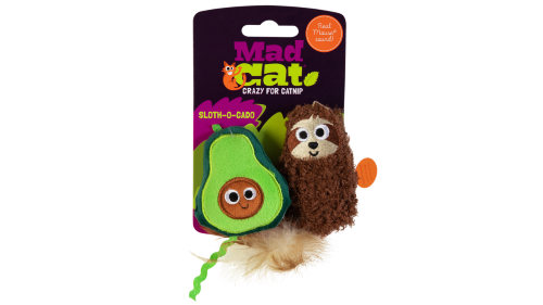 Cat Toy - Mad Cat Sloth-O-Cado (2pk)