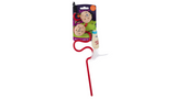 Interactive 40.9cm cat wand toy featuring Milk N' Cookies design, infused with catnip and silvervine for endless feline fun.