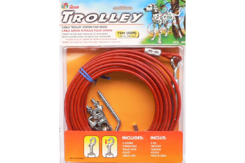 Dog Trolley Cable System  - 15m