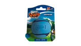 Medium-sized Sniff Fetch Ball for dogs, infused with bacon scent, made of durable rubber for exciting outdoor play.