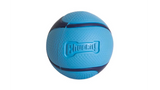 Bacon-scented medium fetch ball made from durable rubber, designed to engage dogs and enhance outdoor play.