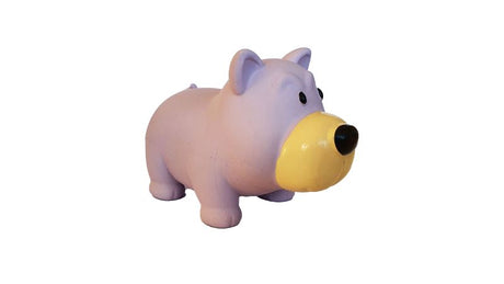 Cute 11cm latex Corgi dog toy with grunting sound, perfect for engaging play and promoting healthy chewing habits.