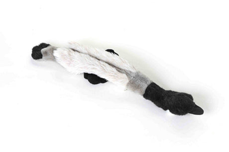 Plush Canadian Goose dog toy, 45cm, squeaky, no stuffing, soft and durable for cuddling and playtime.