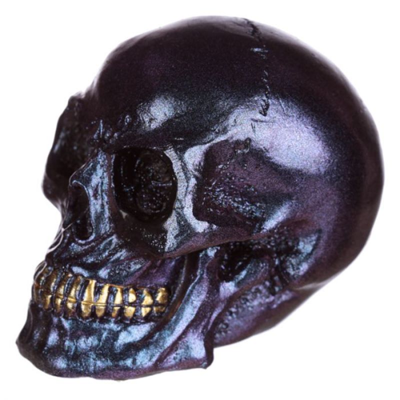 Ornament - Small Iridescent Skull (Set of 12 Assorted)