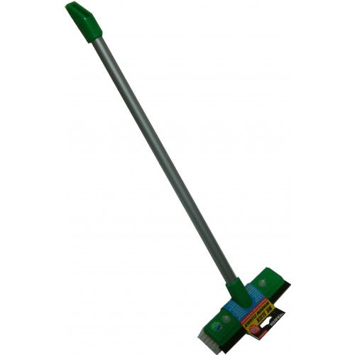 Service Station Mr Slick Scraper 1034 with short handle, brush, sponge, and squeegee for effective glass cleaning.