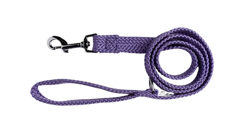 Dog Lead - Double Nylon Webbing 20mm x 245cm (Purple)