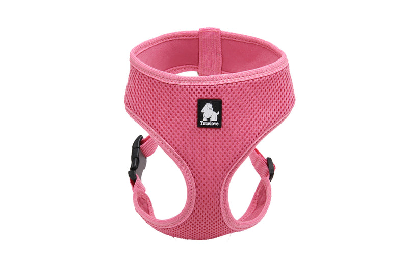 Dog Harness Soft Mesh - Pink - Small