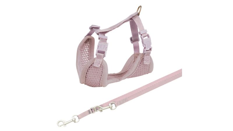 Dog Harness - Junior Puppy Soft with Leash (Lilac)