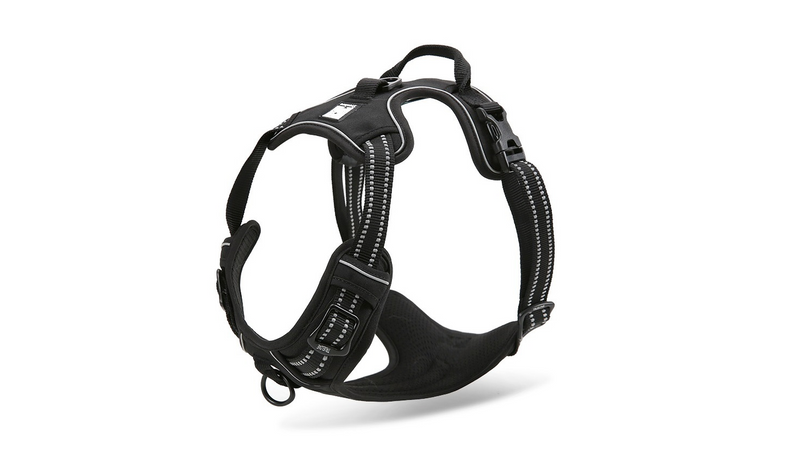 Dog Harness - Deluxe Mesh Black (XL)