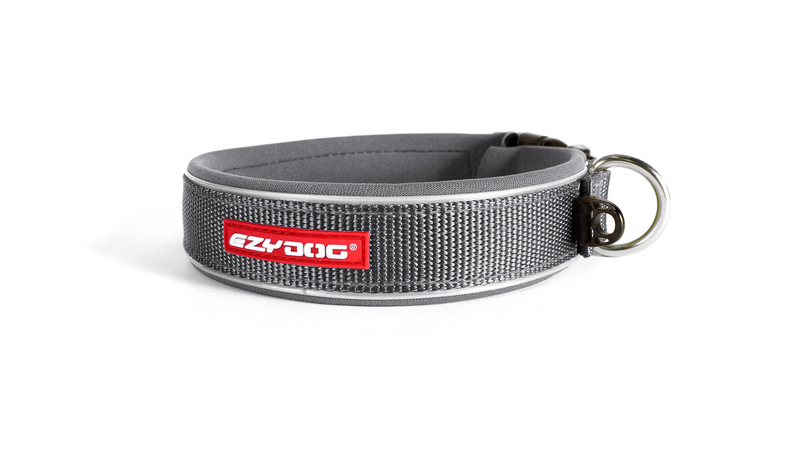 Dog Collar - Ezy Dog Neo - Medium - Grey