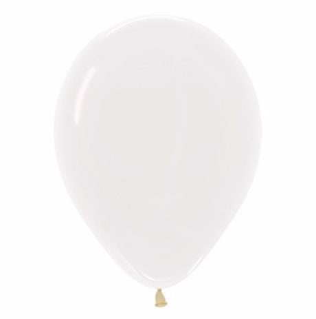 Jewel Crystal Diamond Clear latex balloons in a pack of 25, perfect for elegant decorations for any celebration.