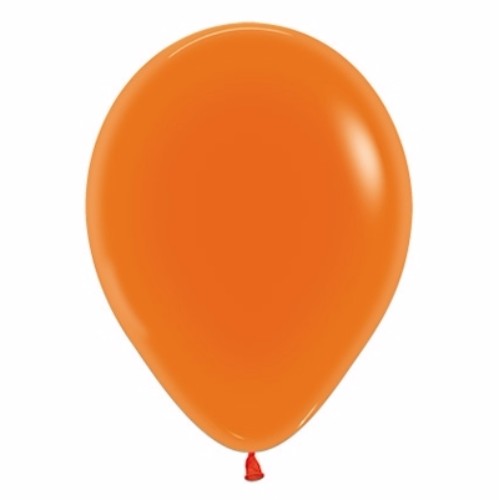 Pack of 100 30cm Jewel Crystal Orange balloons, perfect for vibrant party decor and celebrations.