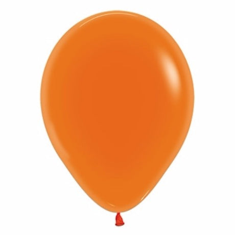 Pack of 100 30cm Jewel Crystal Orange balloons, perfect for vibrant party decor and celebrations.