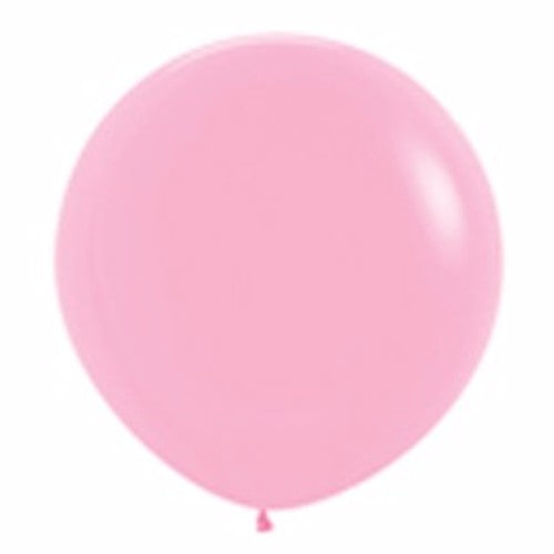 Vibrant 90cm Fashion Pink Bubblegum Balloons in a pack of 2, perfect for celebrations and creating stunning decorations.