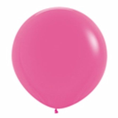 Vibrant 90cm Fashion Fuchsia Pink balloons, pack of 2, perfect for elegant celebrations and unforgettable decorations.