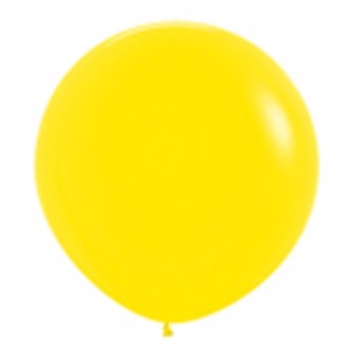 Balloon 90cm -  Standard Yellow  - Pack of 2