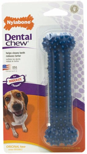 Dental Chew Bone for moderate chewers, cleans teeth, reduces tartar, and satisfies chewing urge for dogs up to 16kg.