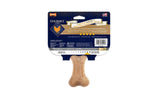 Gourmet Strong Chew Wishbone for dogs, featuring savory chicken flavor and ergonomic design for comfortable chewing.