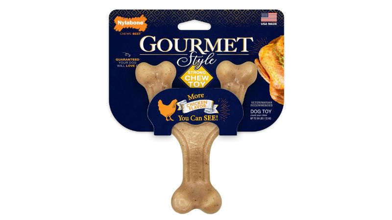 Gourmet Strong Chew Wishbone Giant dog treat featuring bold flavors, ergonomic design, and durable material for satisfying chews.