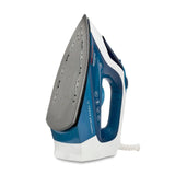 Sunbeam Verve 600 CeraFlow™ Iron with blue ceramic soleplate, 38g/min steam, and 2500mm cord for effortless ironing.