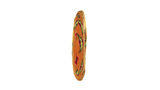 Durable 25cm dog toy made of non-woven fleece and vinyl, perfect for tugging and interactive play, floats in water.