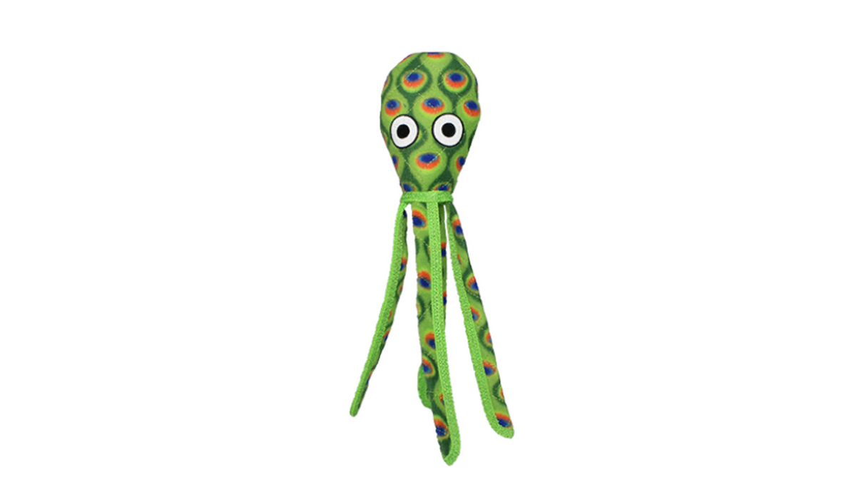 Dog Toy - Tuffy Sea Creatures - Squid Green