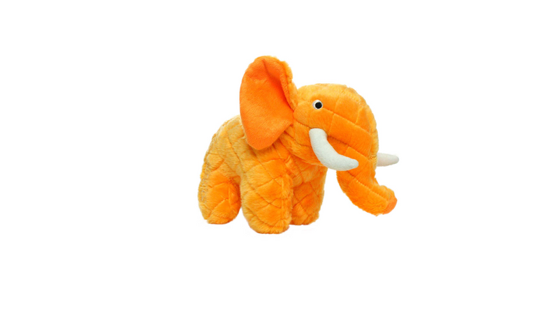 Dog Toy - Tuffy Mighty Safari Elephant - Orange