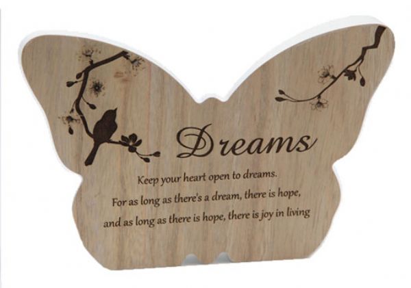 Plaque - Dreams Butterfly