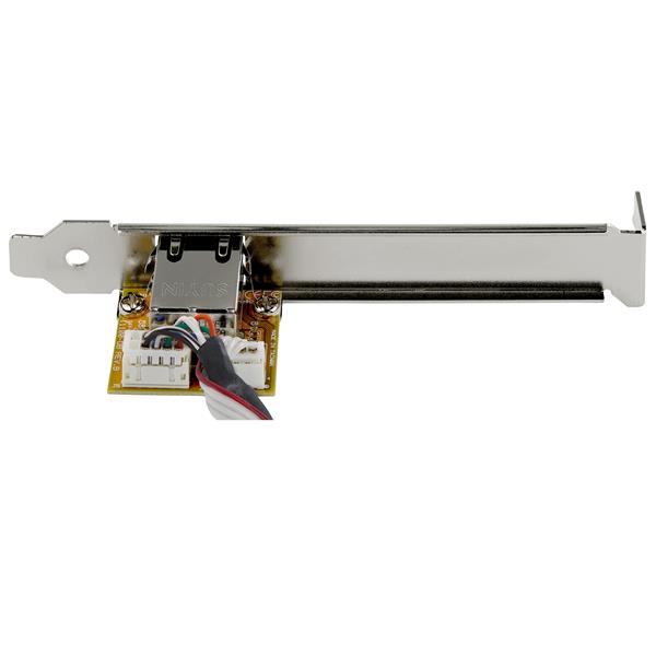 Mini PCI Express Gigabit Ethernet Adapter for 1000Mbps connectivity in compact systems, featuring low profile design and efficient power management.