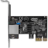 Low-profile 1 port PCIe Gigabit NIC adapter with 10/100/1000 Mbps RJ45 Ethernet for enhanced server connectivity.