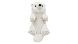 Eco Otter Emir dog toy, 30cm, made from recycled materials with a sound feature for engaging play and comfort.