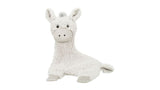 Eco-friendly 40cm plush dog toy shaped like a donkey, featuring sound and rustling texture for interactive play.