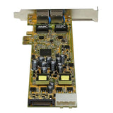 Dual Port PCIe Ethernet card with PoE support, delivering 25.5W each for efficient data and power over Ethernet.