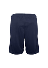 Men's navy Biz Cool™ shorts in size XL with breathable fabric, elastic waist, side splits, and pockets for comfort and style.