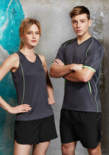 Navy Ladies Tactic Shorts in XL with quick-dry fabric, mesh panels, elastic waist, and reflective tape for active women.