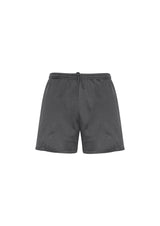 Men's Circuit Short in Grey, size L, featuring UPF sun protection, stretch fabric, and reflective trims for active use.