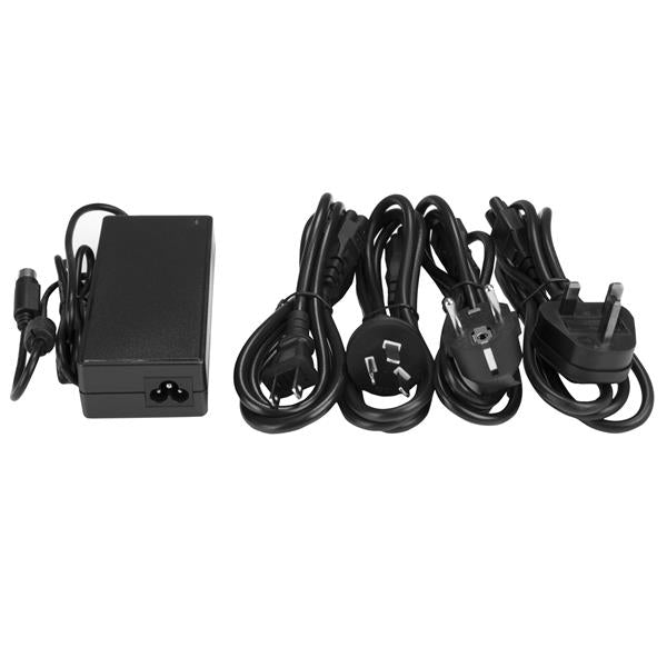 DC Power Adapter - 12V, 6.5A; reliable adapter for devices with 4-pin DIN barrel connection, ensuring consistent power supply.