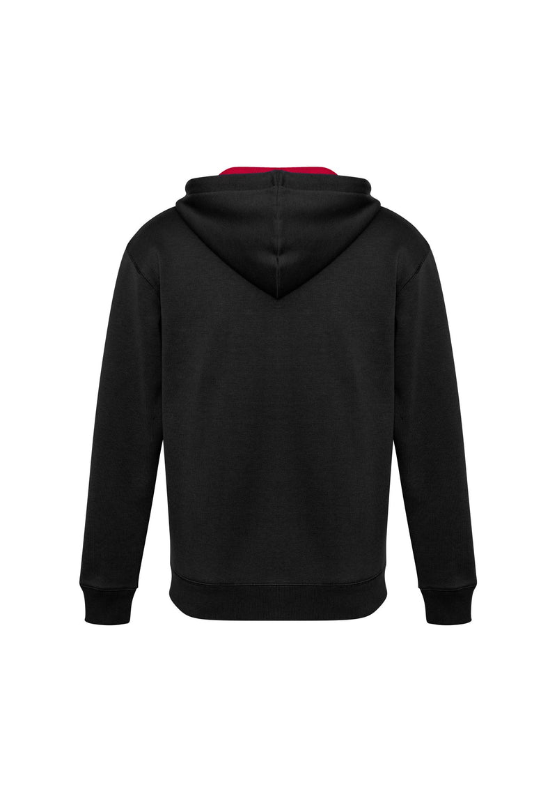 Adults Renegade Hoodie - Black/Red/Silver - Size S