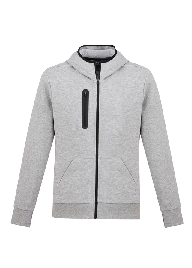 Men's Neo Hoodie in Grey Marle, Size L, featuring premium fabric, ergonomic fit, and practical pockets for comfort and style.