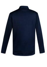 Men's Monterey Top in Navy Solid, 5XL, features a 1/2 zip collar, honeycombed fleece, and flat-locked seams for comfort and warmth.