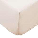 Bambury sand double fitted sheet, 100% cotton, 250 thread count, breathable, durable, elegant design for all bedroom decor.