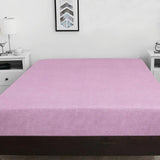 Bambury Printed King Fitted Sheet in botanical berry colors, made from 100% breathable cotton for elegance and comfort.