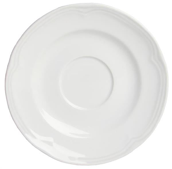 Saucer - Baronessa White Porcelain - 16cm