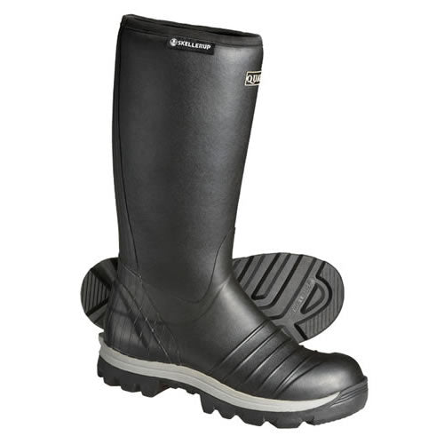 Quatro Insulated Knee Gumboots Size 11, crafted for comfort and warmth, ideal for outdoor work in wet conditions.