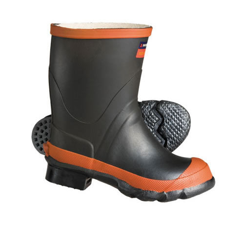 Red Band Children's Gumboots in Size 2, designed for comfort, durability, and style for outdoor adventures.