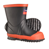 Red Band Junior Gumboots in Size 5, featuring lightweight design, quick-drying lining, and slip-resistant soles for kids.