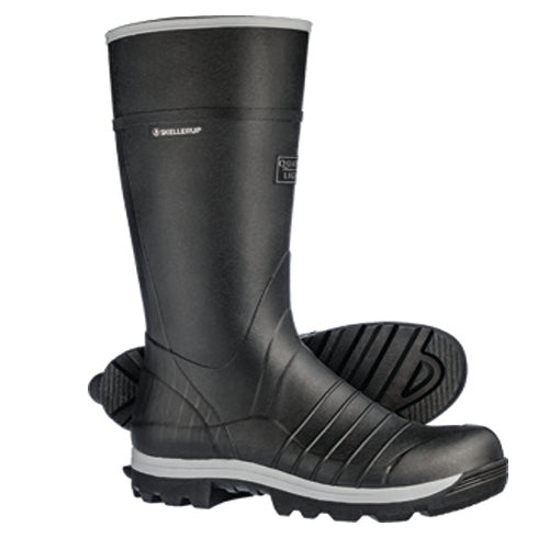 Quatro Light Knee Gumboots in Size 13, featuring UV resistant rubber, anti-fungal lining, and superior traction for outdoor activities.